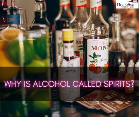 sapirit|why is alcohol called spirits.